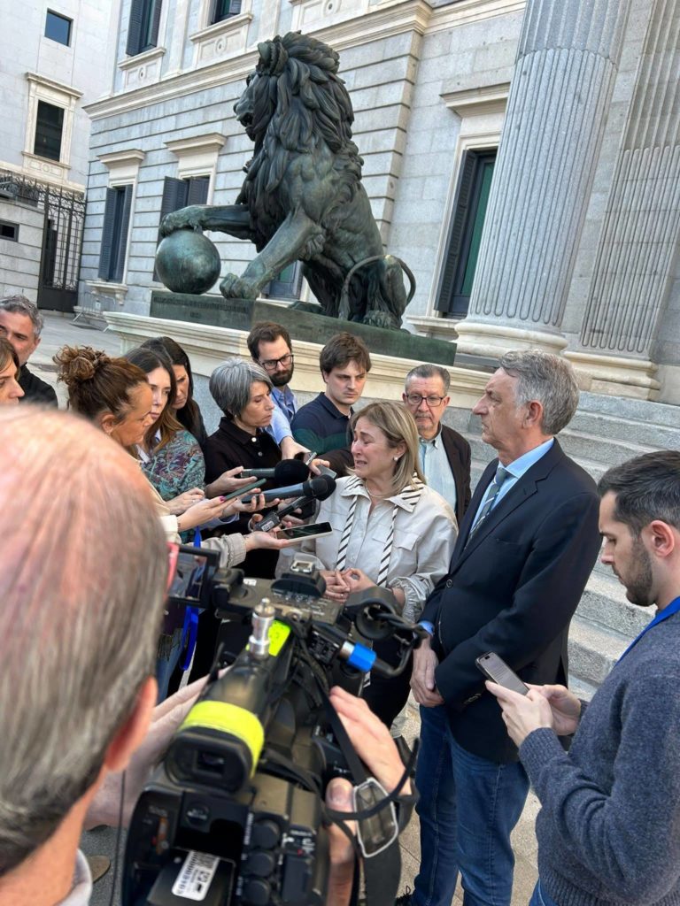 Rueda de prensa al salir del Congreso. 17/3/26